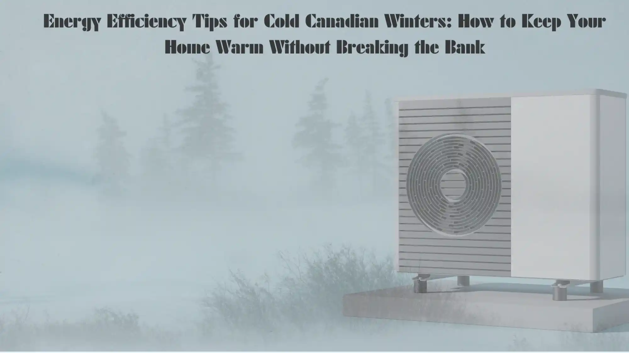 Energy Efficiency Tips for Cold Canadian Winters