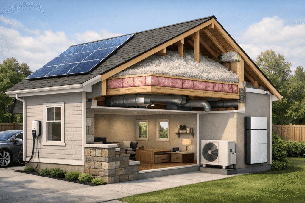 Attic insulation in Canada